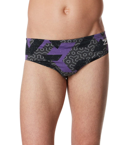  Speedo Men's Ruse Blocks Brief Swimsuit