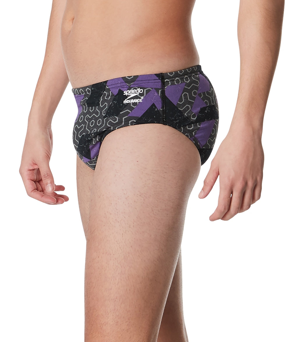  Speedo Men's Ruse Blocks Brief Swimsuit