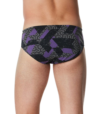  Speedo Men's Ruse Blocks Brief Swimsuit