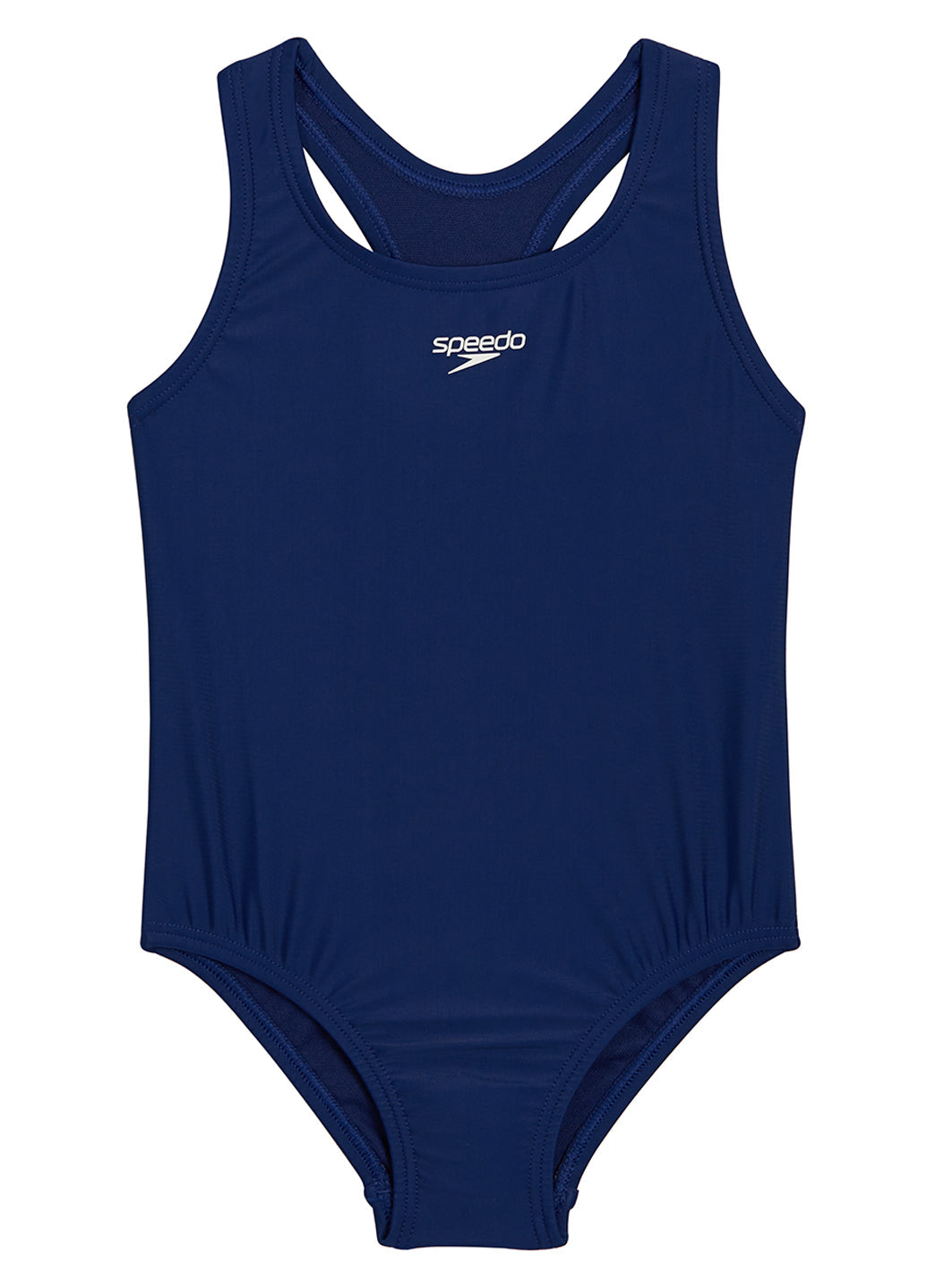 Speedo Girls' Solid Racerback One Piece Swimsuit (Little Kid, Big Kid)