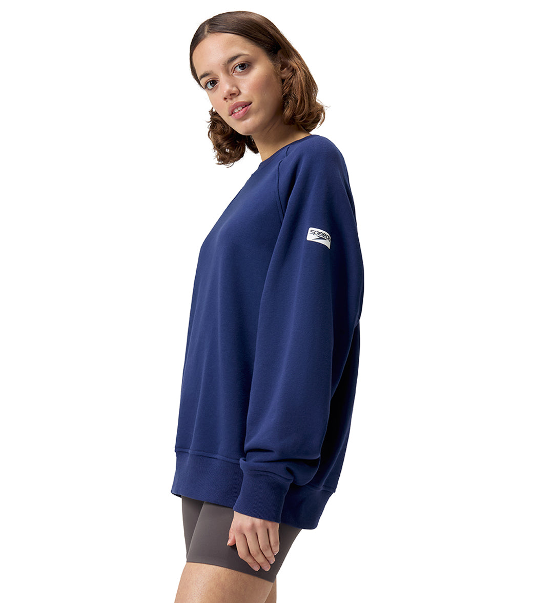  Speedo Unisex Fleece Crew Neck Long Sleeve Pullover Shirt