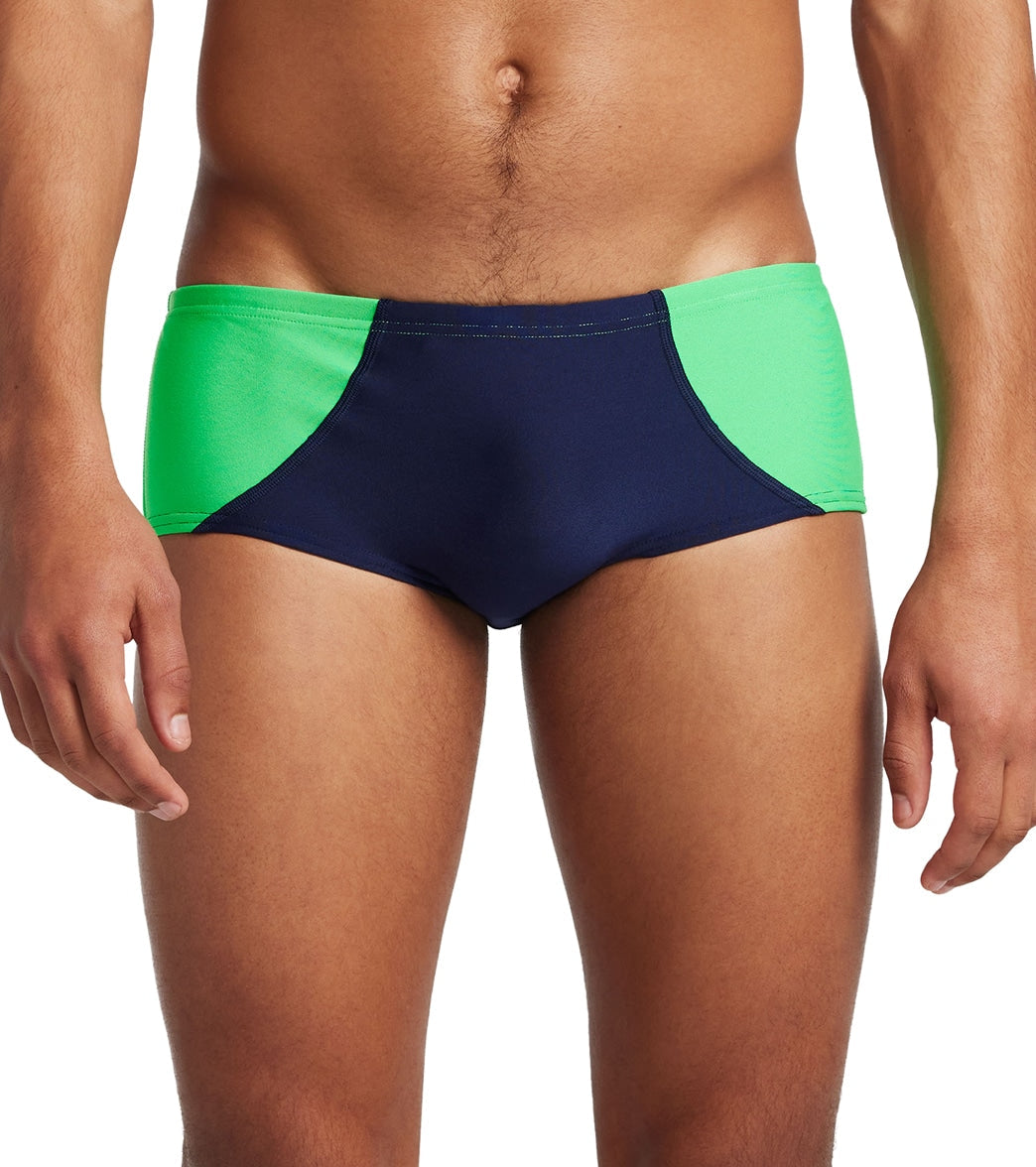  Speedo Vibe Men's Colorblock Euro Brief Swimsuit