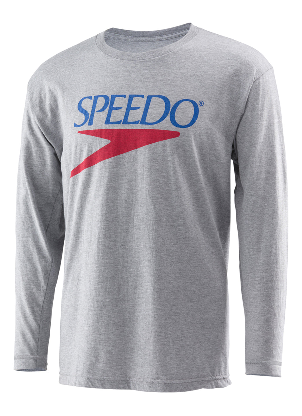  Speedo Unisex Vintage Logo Long Sleeve Crew Tee