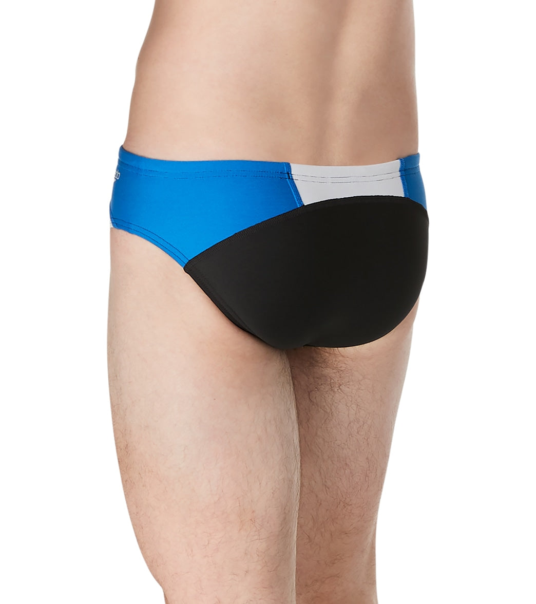  Speedo Vibe Men's Dual Colorblock One Brief Swimsuit