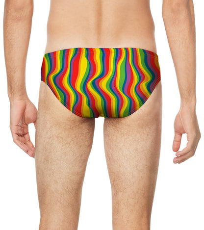  Speedo Pride Men's Printed One Brief Swimsuit