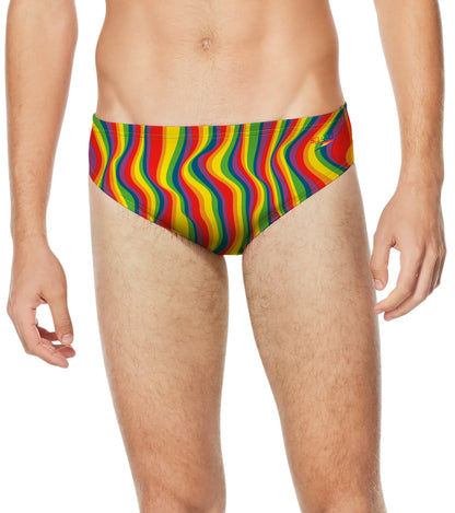  Speedo Pride Men's Printed One Brief Swimsuit