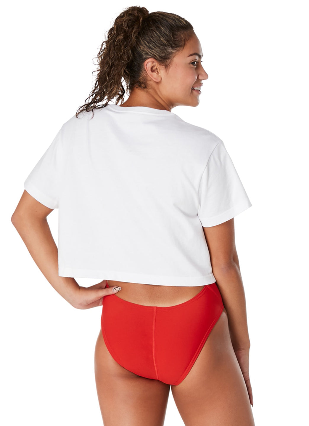  Speedo Women's Pride Cropped Tee