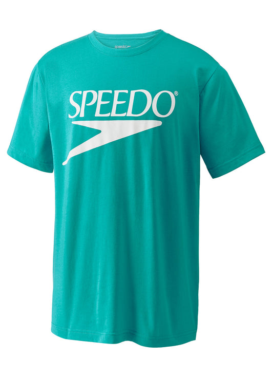  Speedo Unisex Vintage Logo Short Sleeve Crew Tee