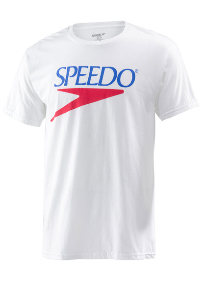  Speedo Unisex Vintage Logo Short Sleeve Crew Tee