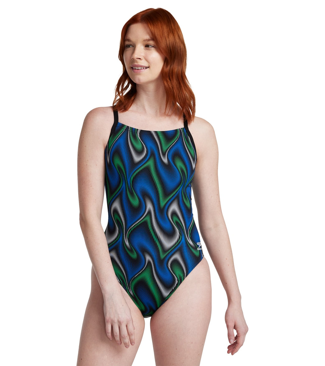  Speedo Women's Purpose Flyback One Piece Swimsuit