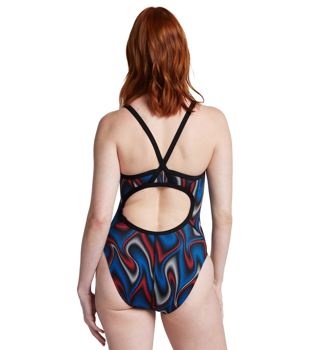  Speedo Women's Purpose Flyback One Piece Swimsuit