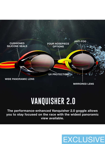  Speedo Vanquisher 2.0 Mirrored Goggle