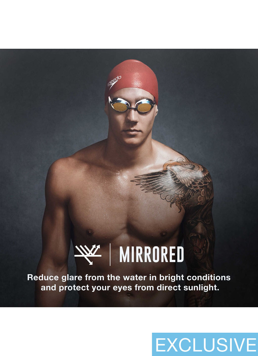  Speedo Vanquisher 2.0 Mirrored Goggle