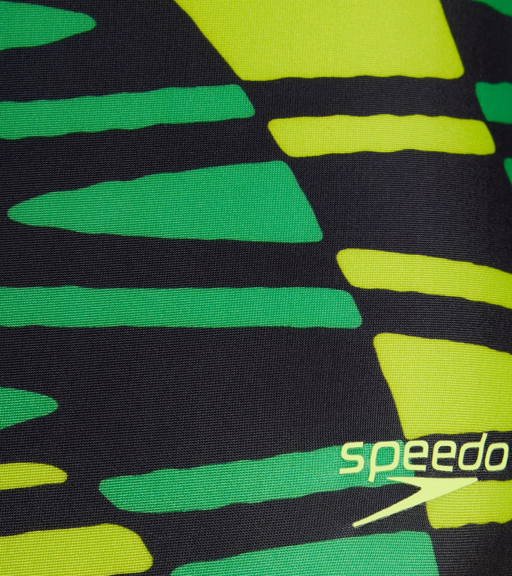  Speedo Women's Disco Boom Flyback One Piece Swimsuit