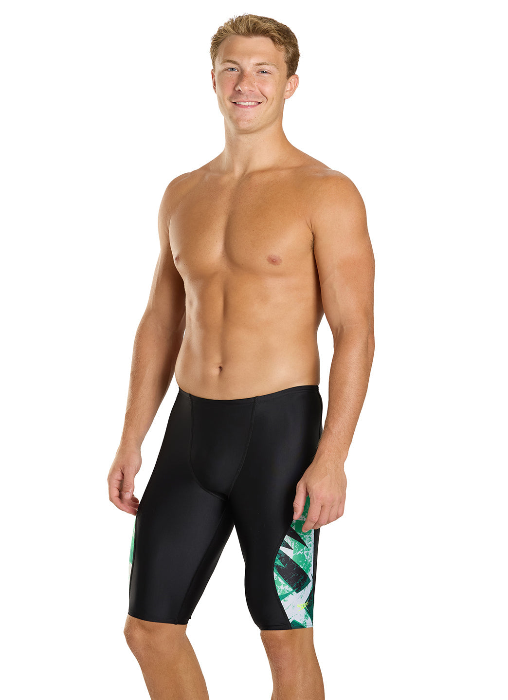 Speedo Men's Bolted Splice Jammer Swimsuit