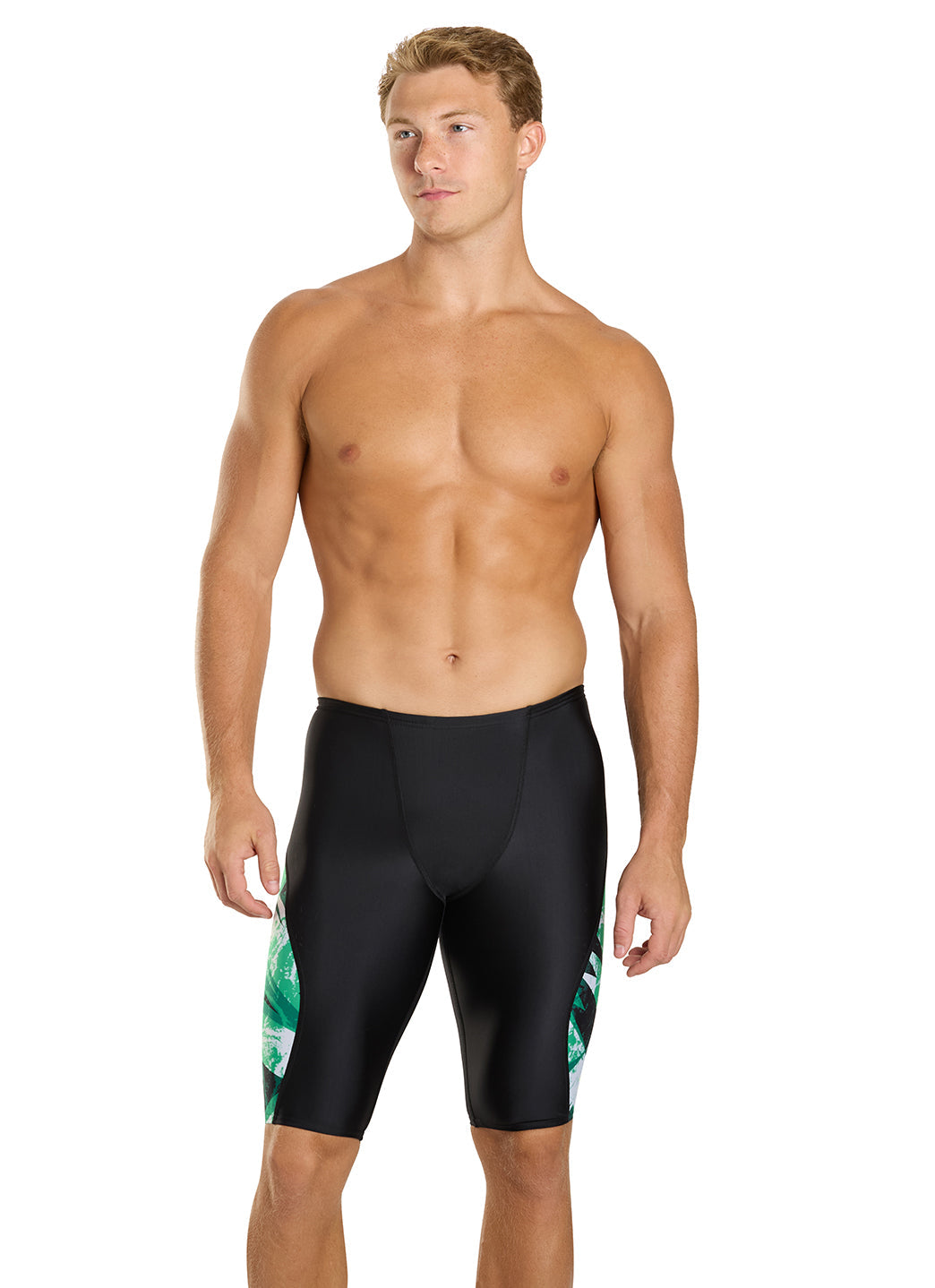  Speedo Men's Bolted Splice Jammer Swimsuit