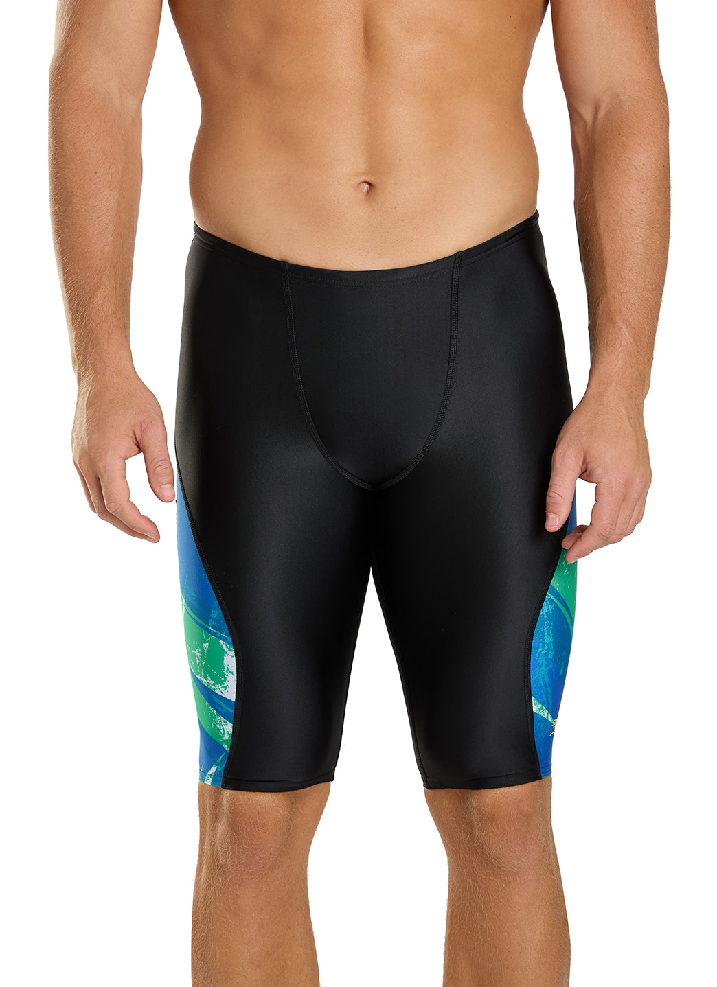  Speedo Men's Bolted Splice Jammer Swimsuit