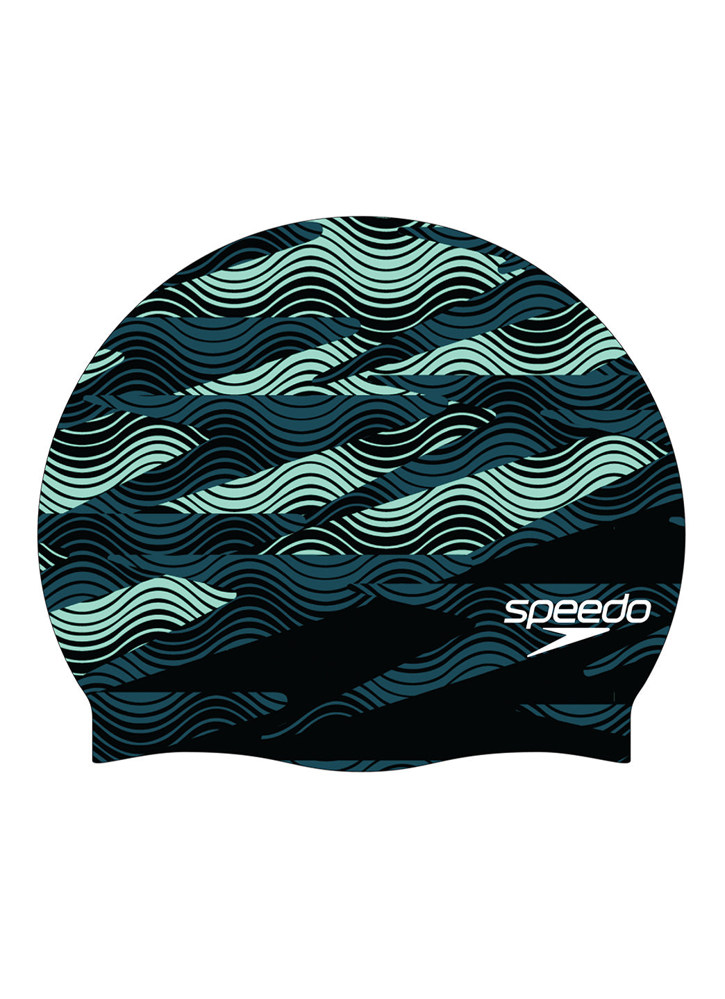  Speedo Printed Silicone Swim Cap
