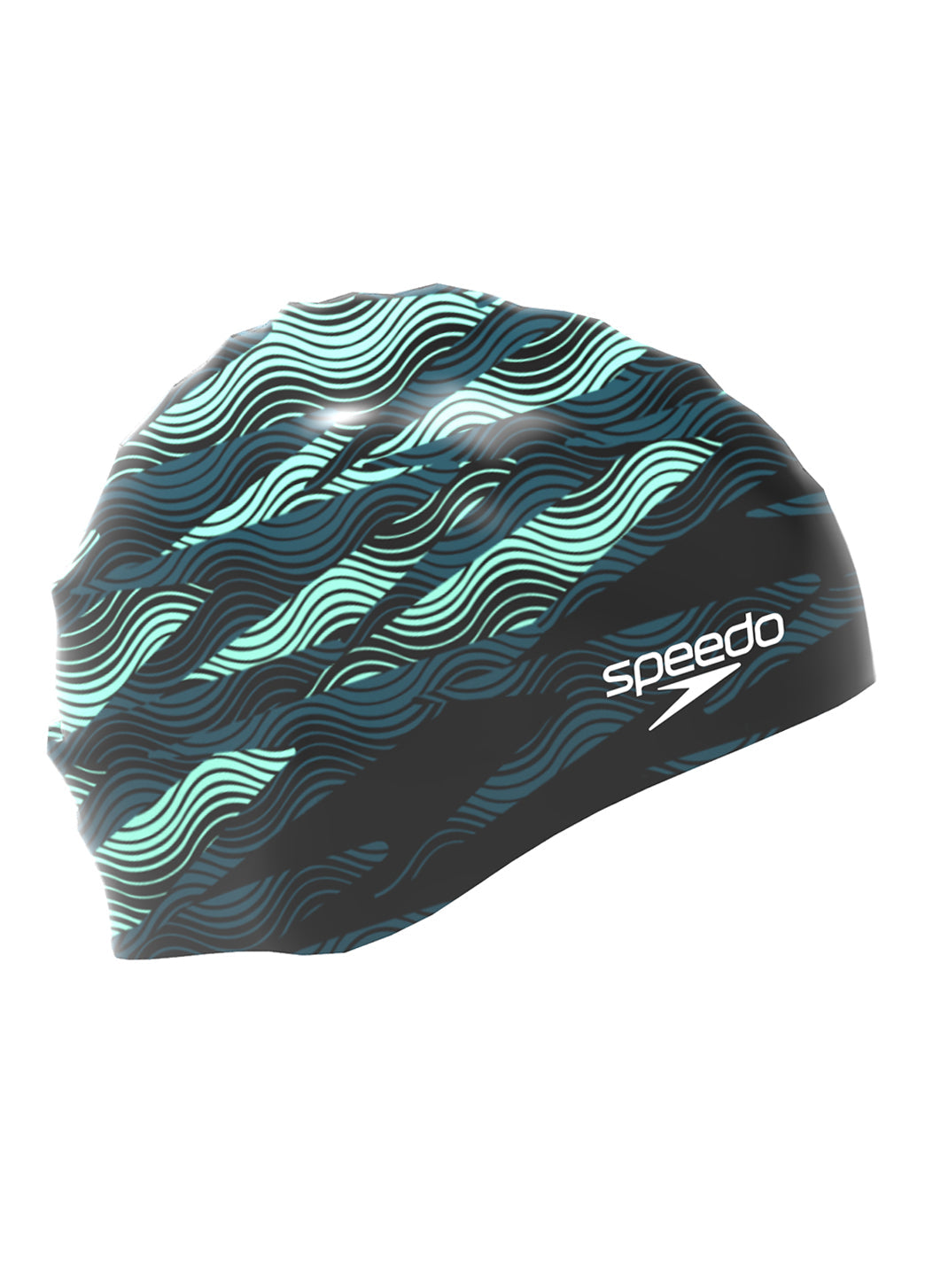  Speedo Printed Silicone Swim Cap