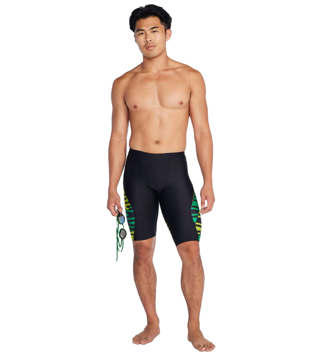  Speedo Men's Disco Boom Splice Jammer Swimsuit