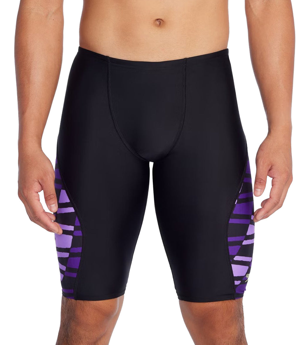  Speedo Men's Disco Boom Splice Jammer Swimsuit