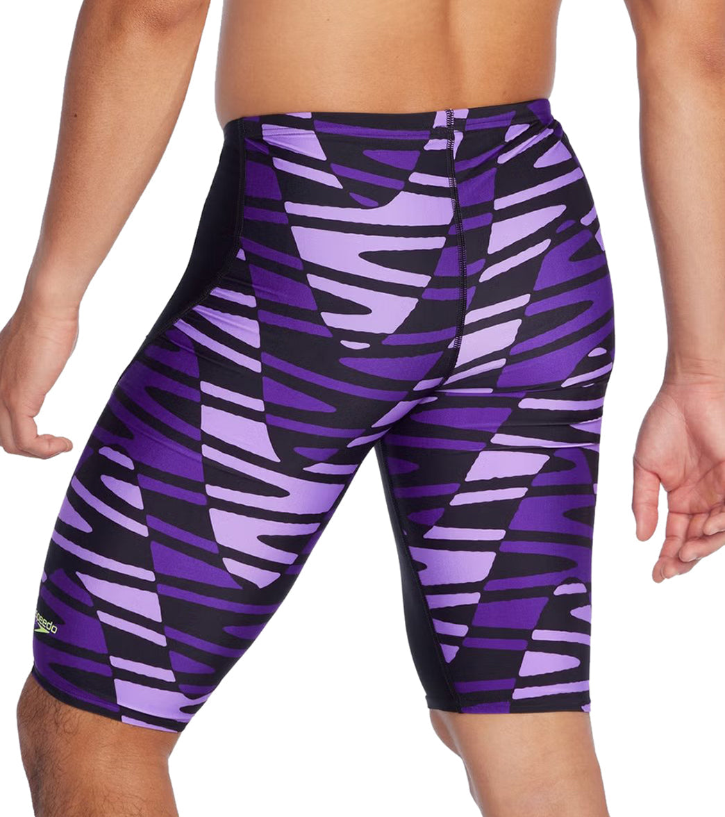  Speedo Men's Disco Boom Splice Jammer Swimsuit