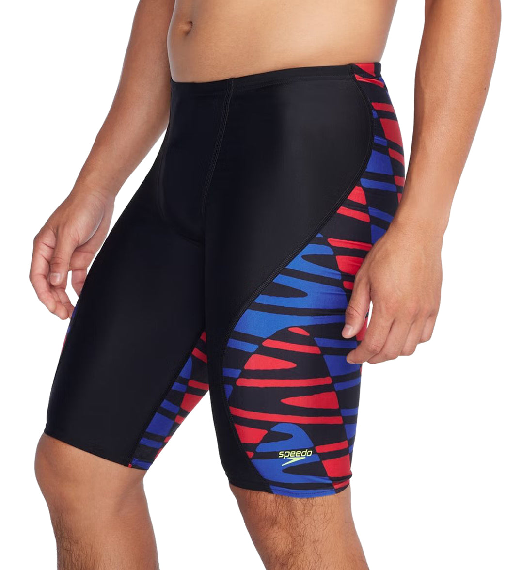  Speedo Men's Disco Boom Splice Jammer Swimsuit