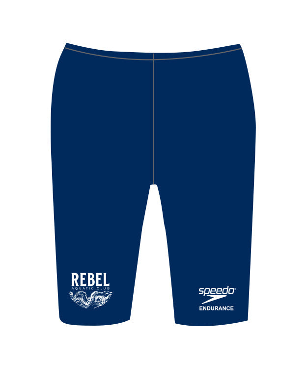  Rebel Aquatic Club - SPEEDO Male Solid Endurance+ Jammer Swimsuit -Adult(Rebel Aquatic Club Speedo Male Solid Endurance Jammer Swimsuit Youth)